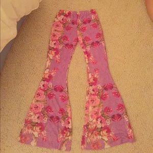 Boho floral pants