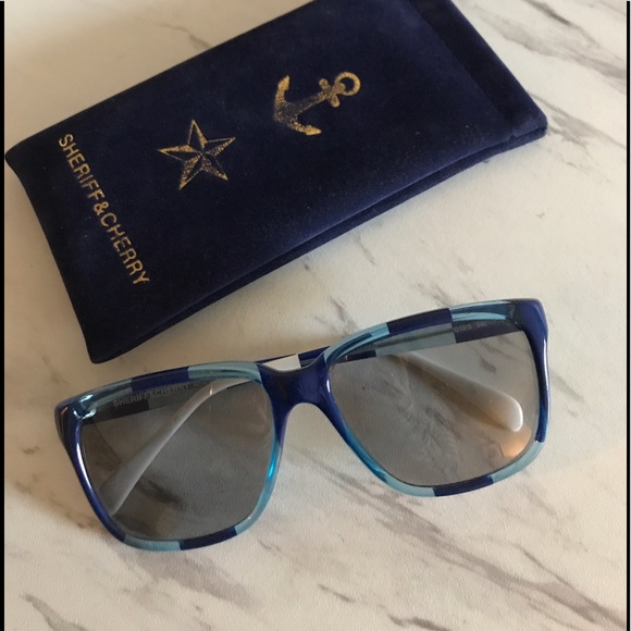 Sheriff & Cherry - G12 Blue \'Ghetaldus\' sunglasses main image 5