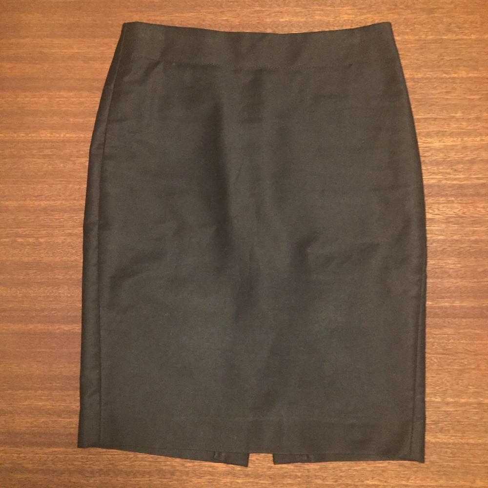 J. Crew No. 2 Pencil Skirt in Stretch Cotton Twill