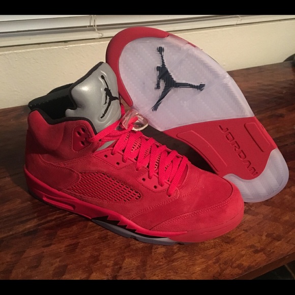 Deadstock "Red Suede" Jordan 5 - Picture 2 of 3