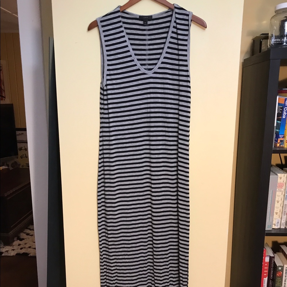 J. Crew striped maxi sz M tall