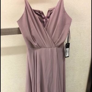 light purple formal long dress