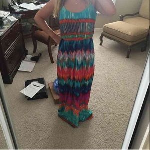 Colorful maxi dress