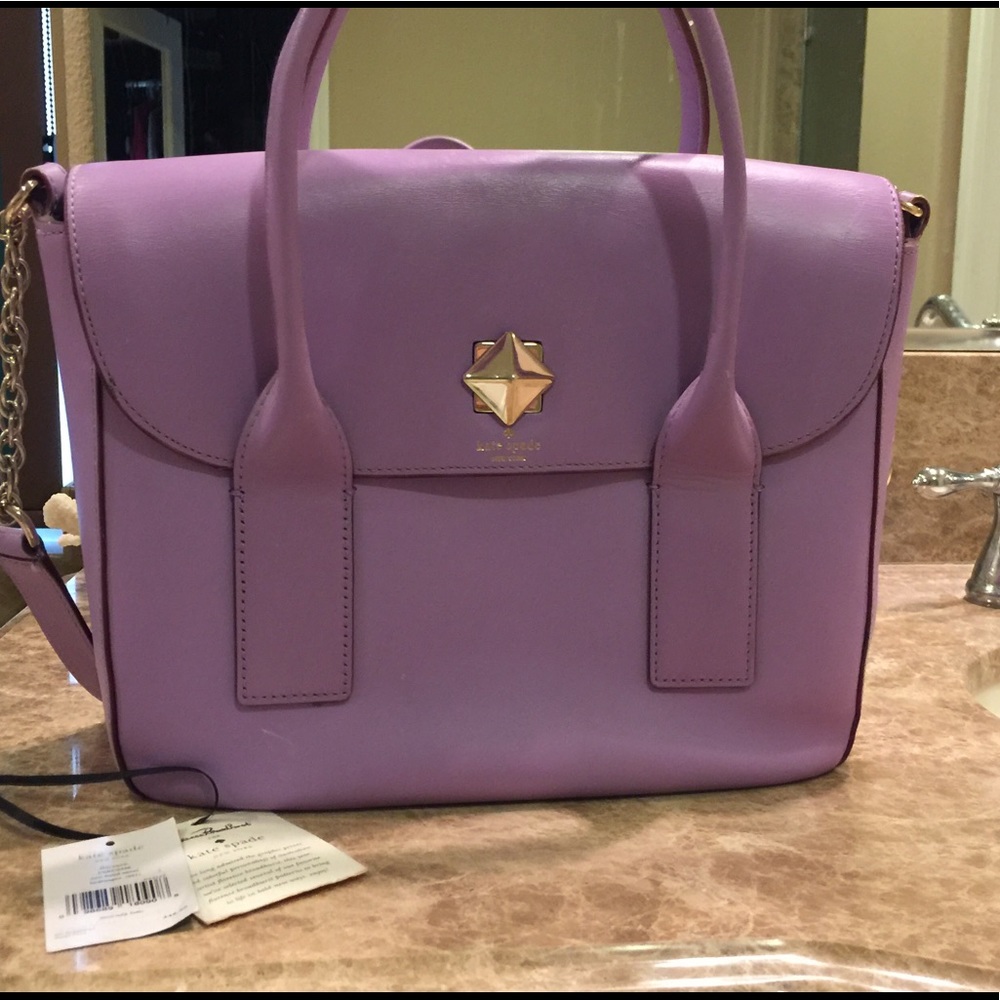 Kate spade New Bond Street Florence Purple Satchel