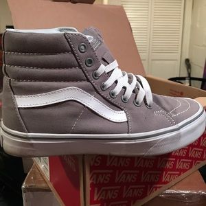 Gray Sk8-Hi's