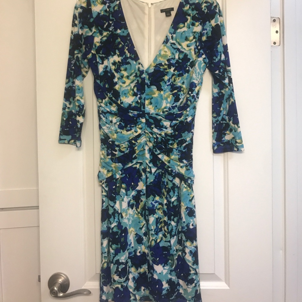 Form fitted, floral, Ann Taylor work dress