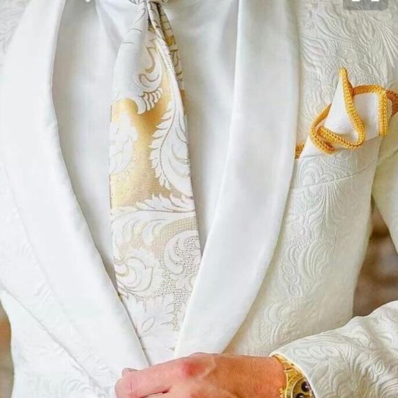 White Designer Blazer Jacket - Picture 2 of 3