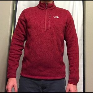 North Face half zip fleece pullover