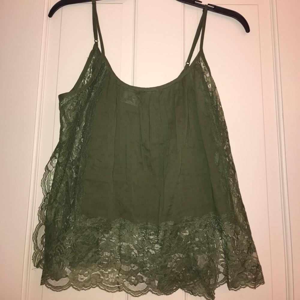 Free People Intimately Sheer Lace Top