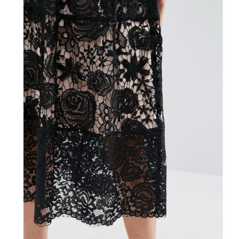 *1 LEFT!* NWT ASOS | Premium Lace Dress 4/6 - Picture 4 of 8