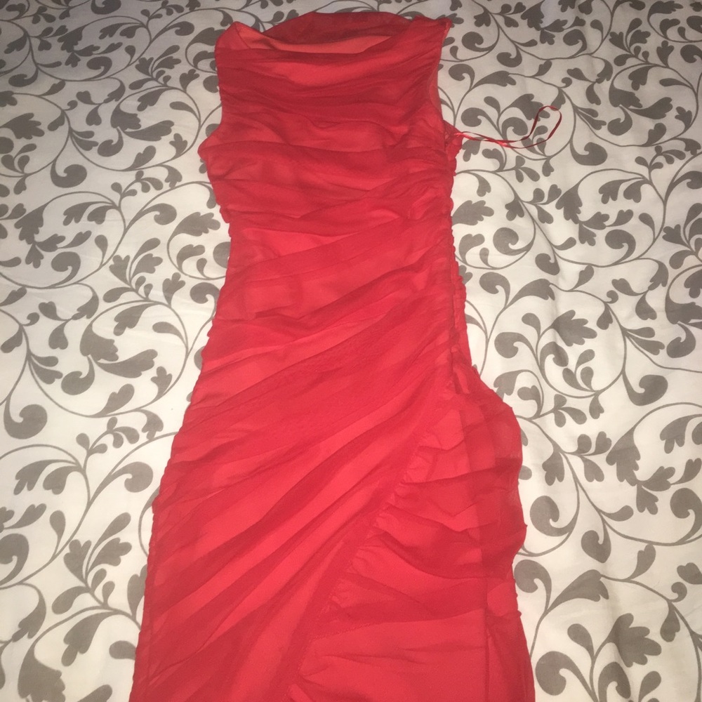 Red dress