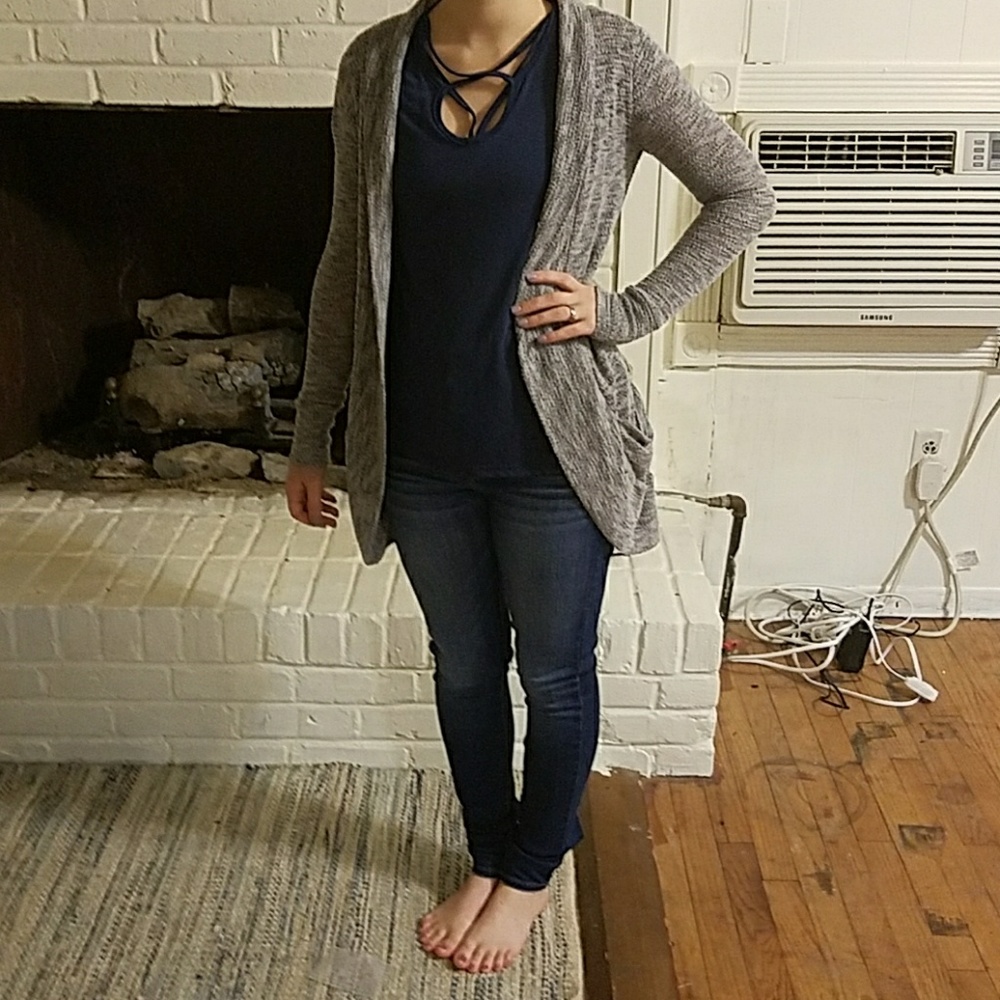 Grey cardigan from Aeropostale