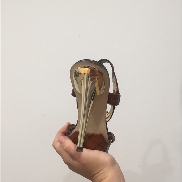 Brown and gold Michael kors heels - Picture 5 of 5