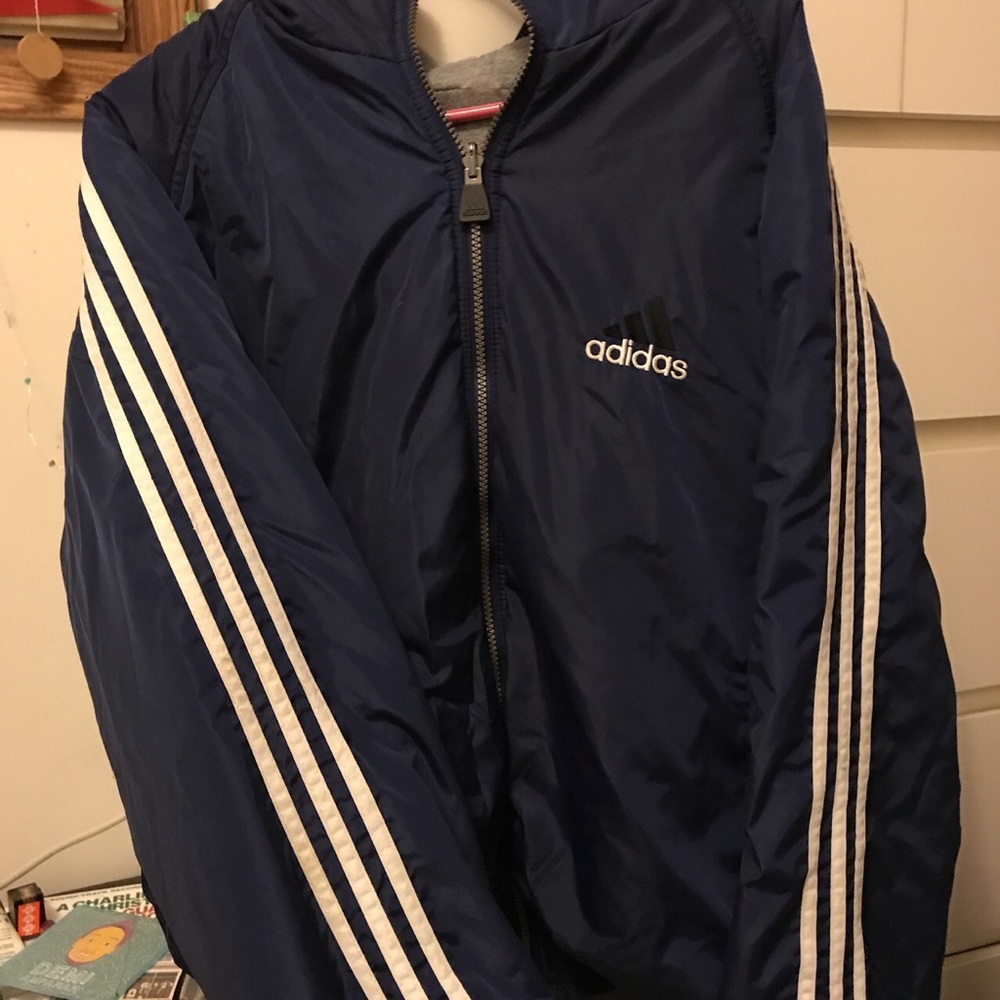 REVERSIBLE Adidas Windbreaker