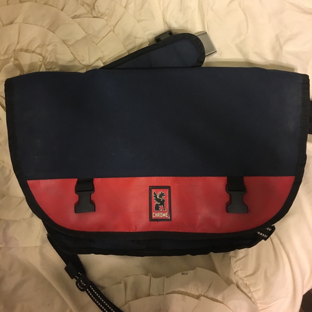 Chrome messenger bag