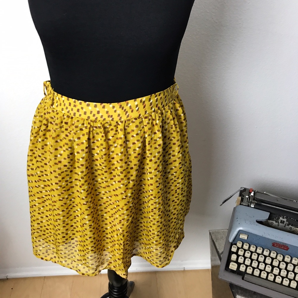 NWT Mossimo Mini Skirt in Mustard