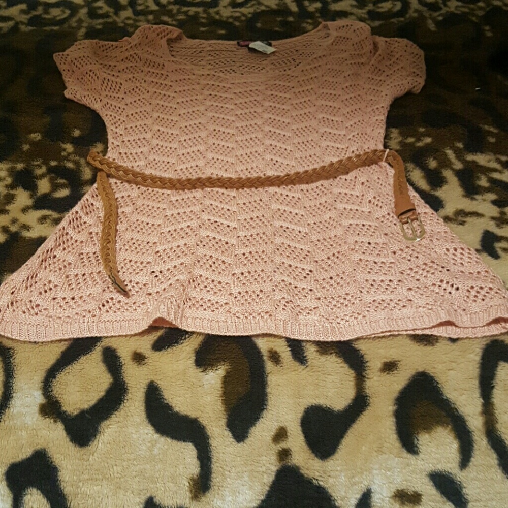 Shirt with belt