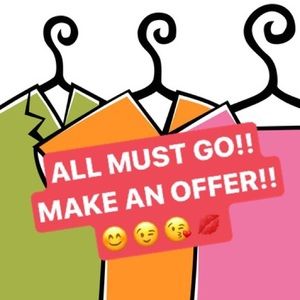MAKE AN OFFER FOR ALL THE ITEMS!!