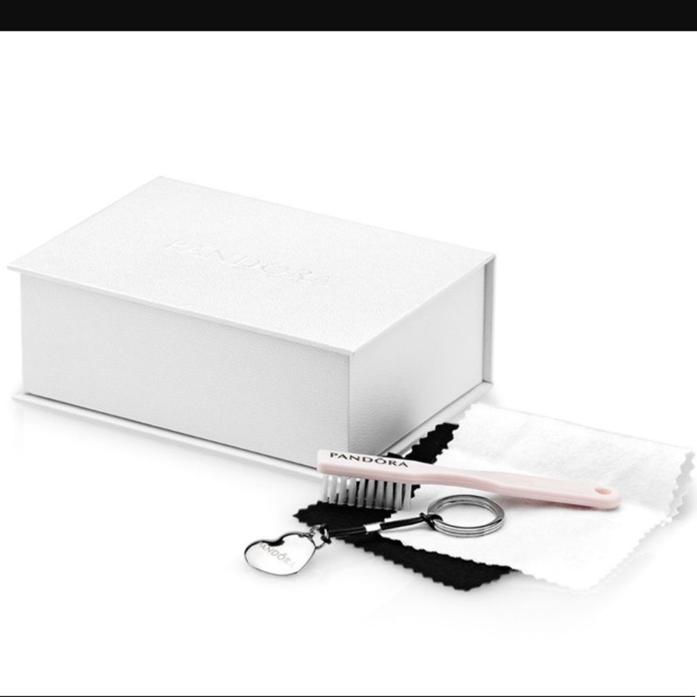 Pandora cleaning kit + earrings