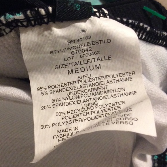 Aqua Green cross over one piece swimsuit. Nwot - Picture 7 of 7