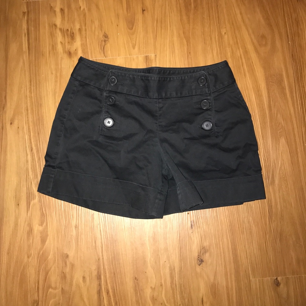 Express high waisted black shorts
