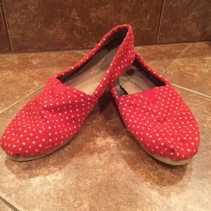 Red & White Polkadot Toms