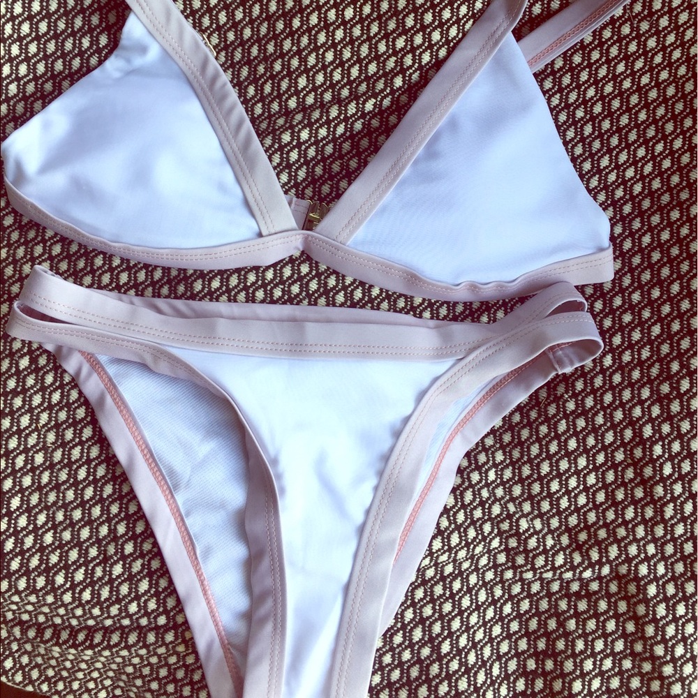 Brand new never worn white bikini