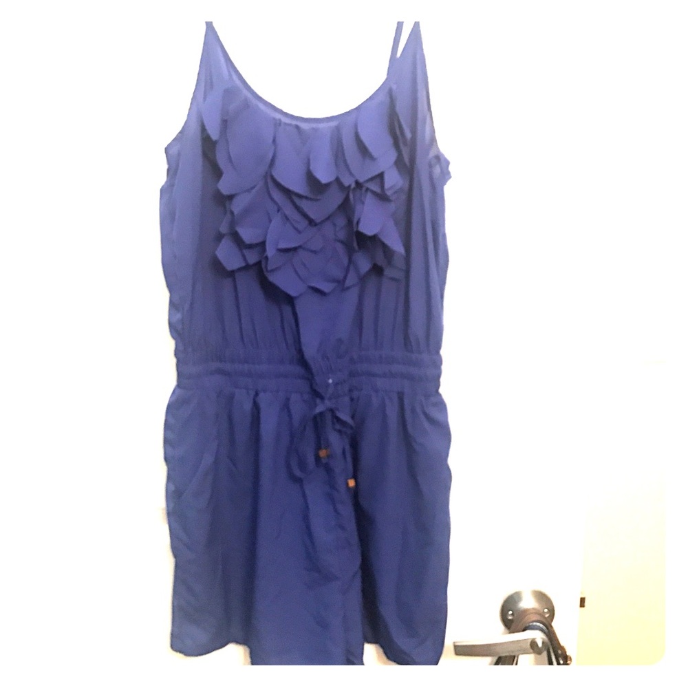 Royal blue romper