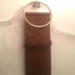 Thick brown belt