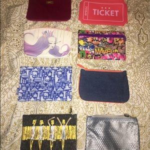 Collection of 8 Ipsy makeup bags
