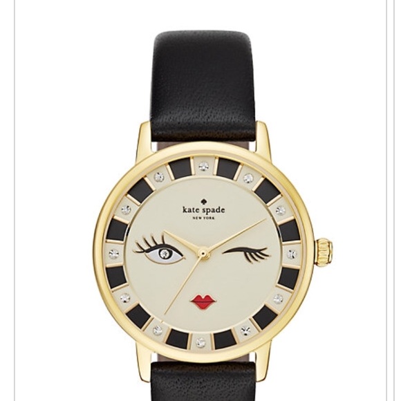 kate spade Accessories - KATE SPADE BLACK WINK METRO WATCH.. NWT