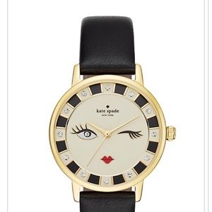 KATE SPADE BLACK WINK METRO WATCH.. NWT