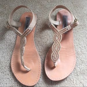 Steve madden taupe sandals