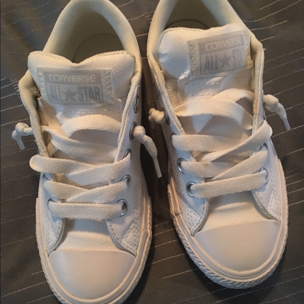 Leather converse!
