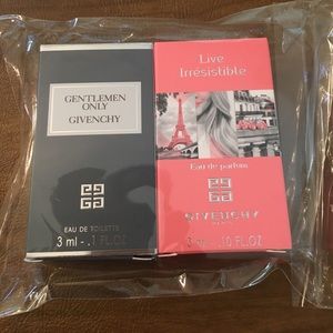 Givenchy Gentlmen only and Live Irresistible. 3ml