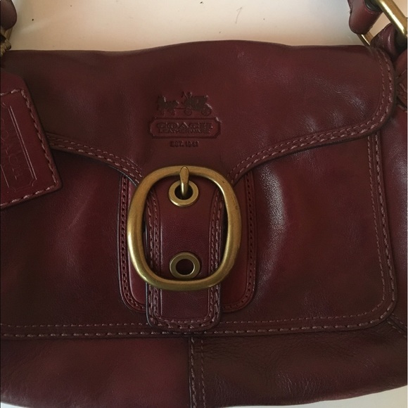 SOLD Coach leather mini shoulder bag - Picture 2 of 5
