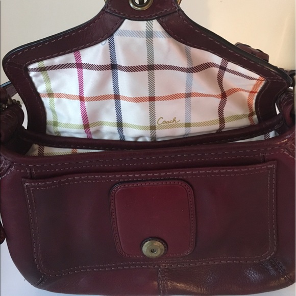 SOLD Coach leather mini shoulder bag - Picture 5 of 5