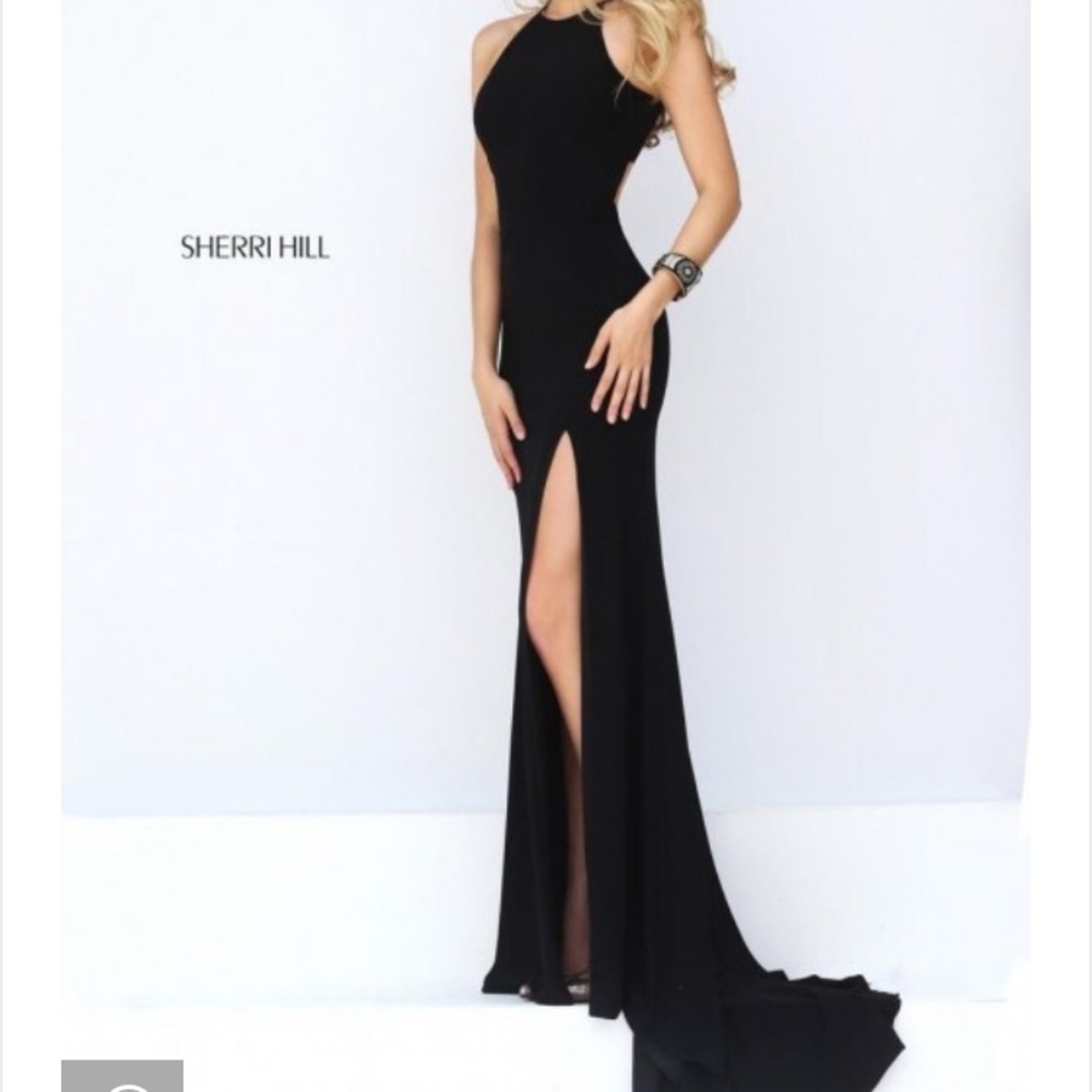 Sherri Hill Prom Gown With Cut Out Back