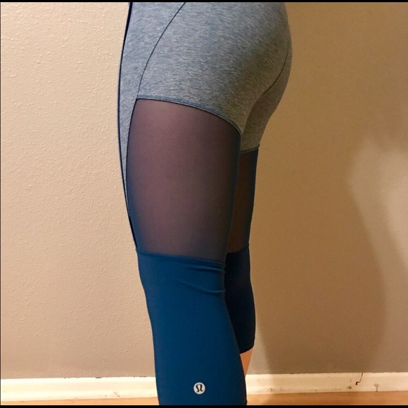 lululemon athletica Pants - Lulu lemon Training Tough Crop with Mesh! Size 6