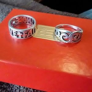Sterling silver rings