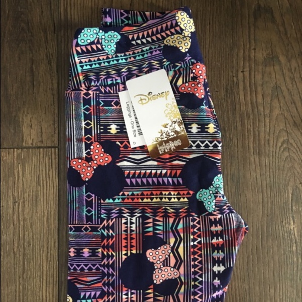 Disney lularoe Aztec os leggings brand new Minnie