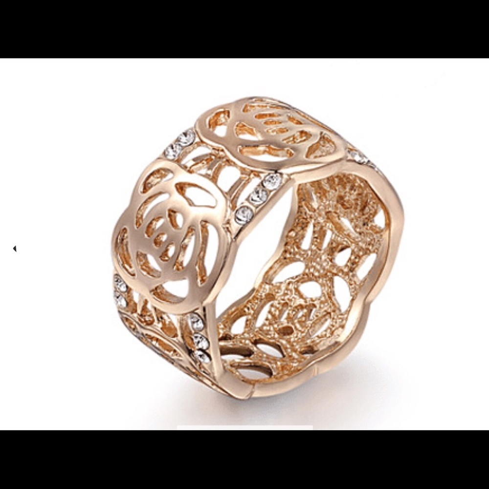 Floral Filigree Ring