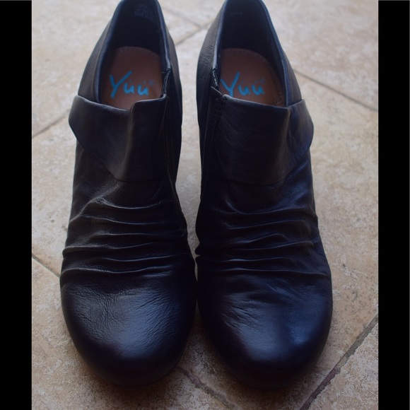 55 off Yuu Shoes NWOB 💯 Leather Bootie by Yuu Black from .'s