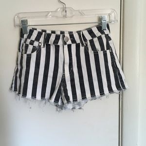 Black & White Shorts