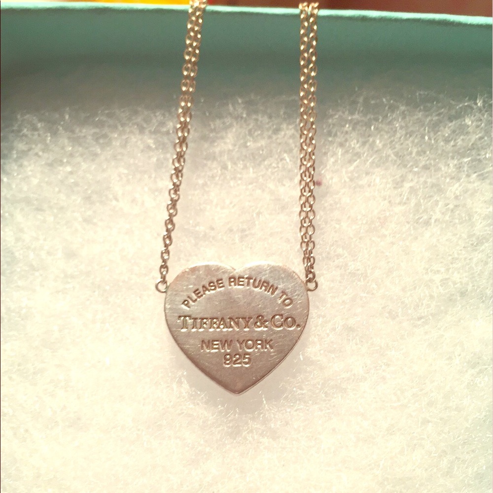 Rare Tiffany heart necklace!