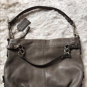 Coach Leather Hobo Bag