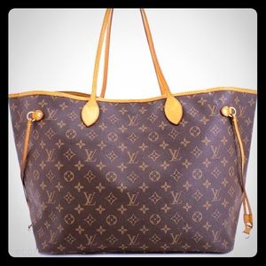 Authentic Louis Vuitton Neverful GM Monogram bag