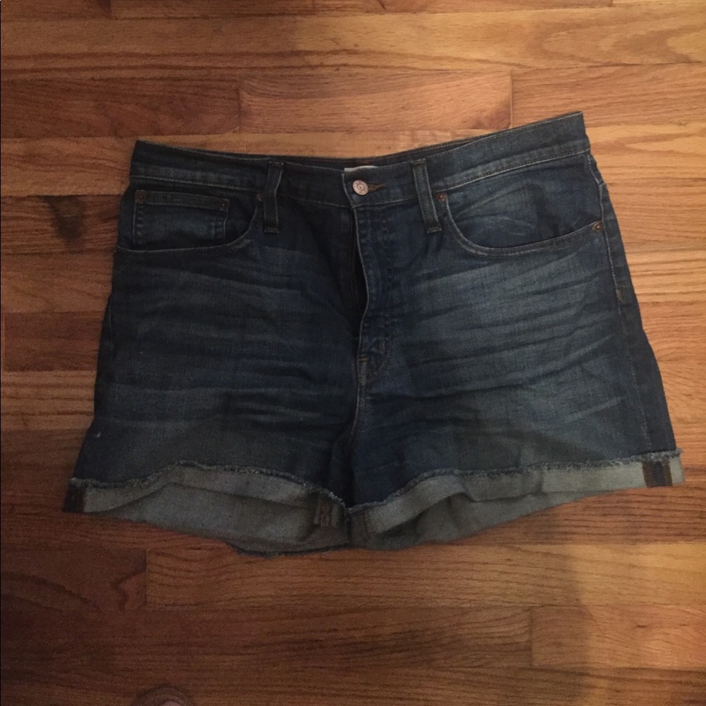 J crew sz 31 high rise jean shorts EUC