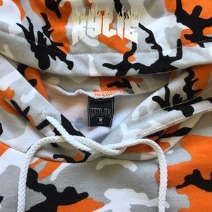 Orange Camo Kylie Jenner Pull Over