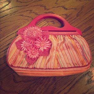Isabella Fiore Handbag with Floral Accents